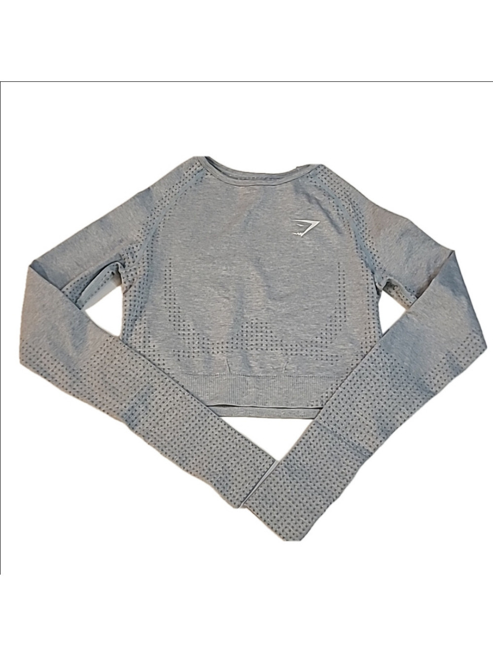 #52 Gymshark  Cropped Long Sleeve shirt t974